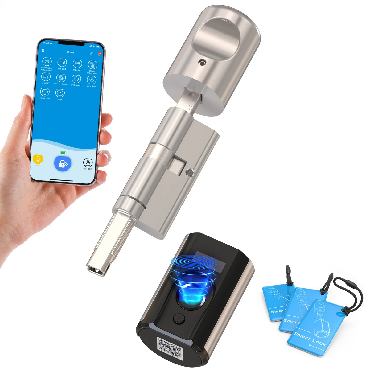 WELOCK Smart Door Lock Touch63 with Fingerprint – Welock
