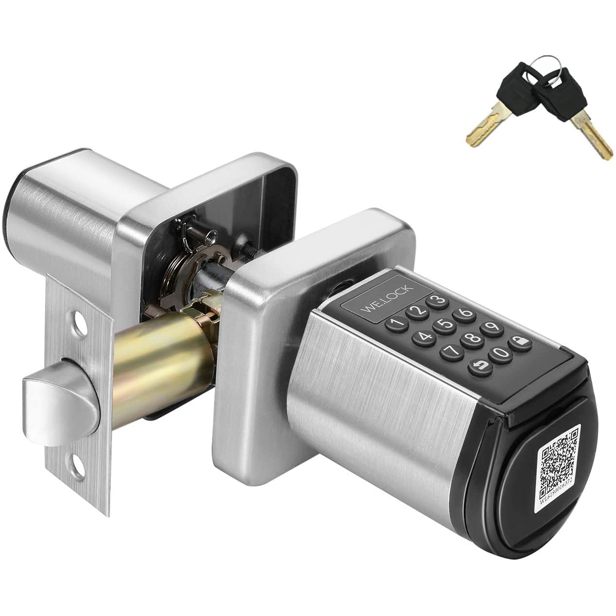 Keyless Entry Door Lock, Digital Keypad Deadbolt Lock- PB000KEY24 US